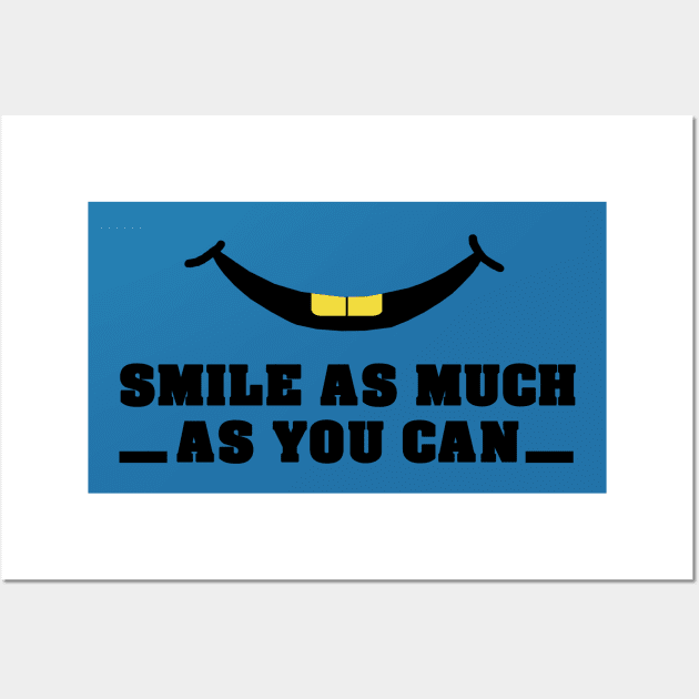 smile as much as you can Wall Art by BaronBoutiquesStore